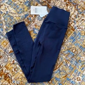 NWT FABLETICS BLUE Leggings High waisted Size S